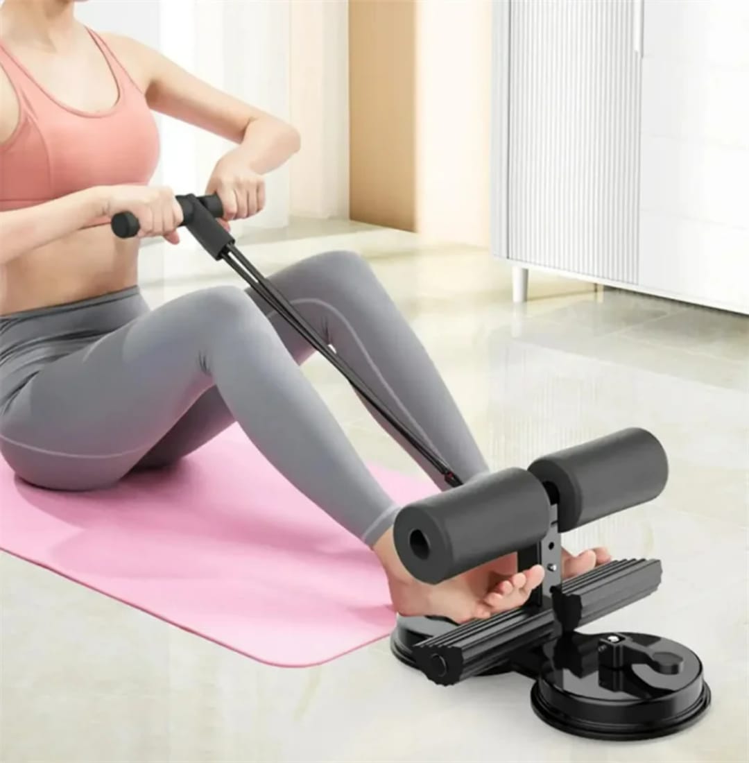 Multiple Training Modes Fitness Equipment Self Suction Sit up Exercise Device Height-Adjustable Sit-Ups Assistant Device